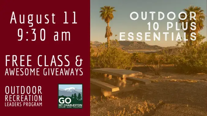 Outdoor 10+ Essentials flyer